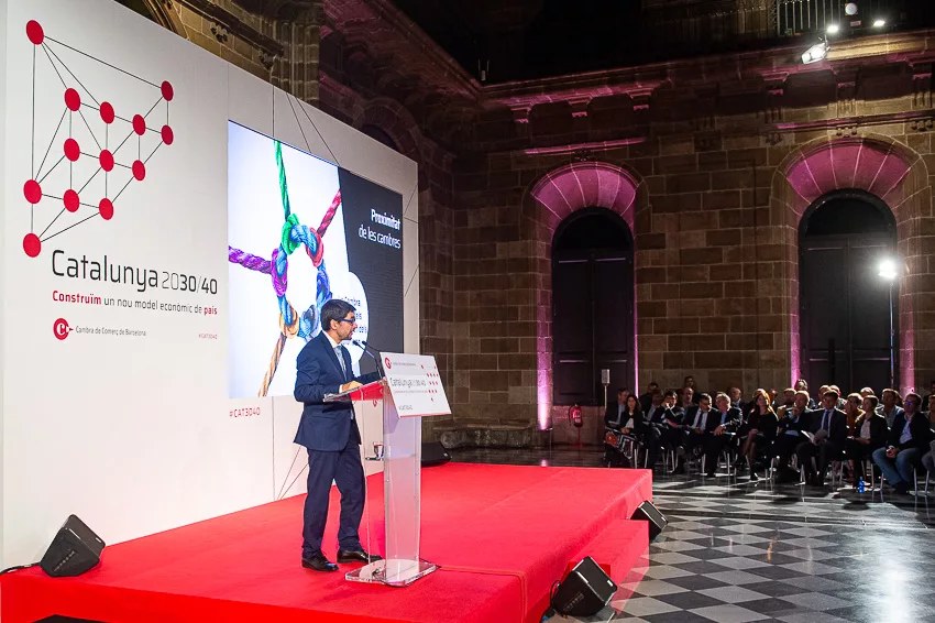 La Cambra presenta el projecte “Catalunya 2030/40. Construïm un nou model econòmic de país”