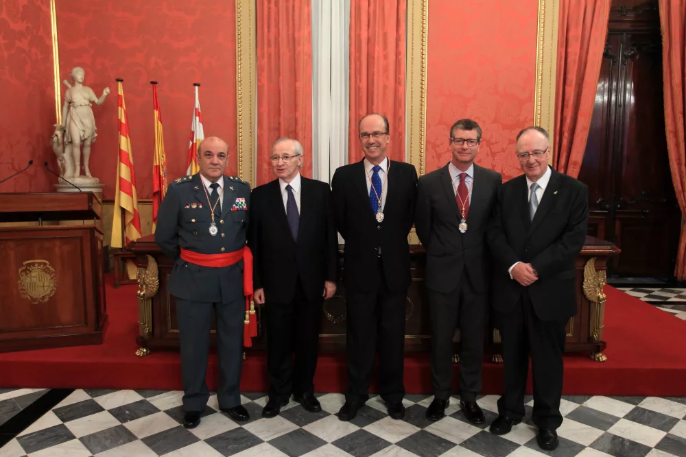 La Cambra de Barcelona atorga la Medalla d’Honor a Fernando Echegaray, Luis Iglesias i José Eugenio Salarich