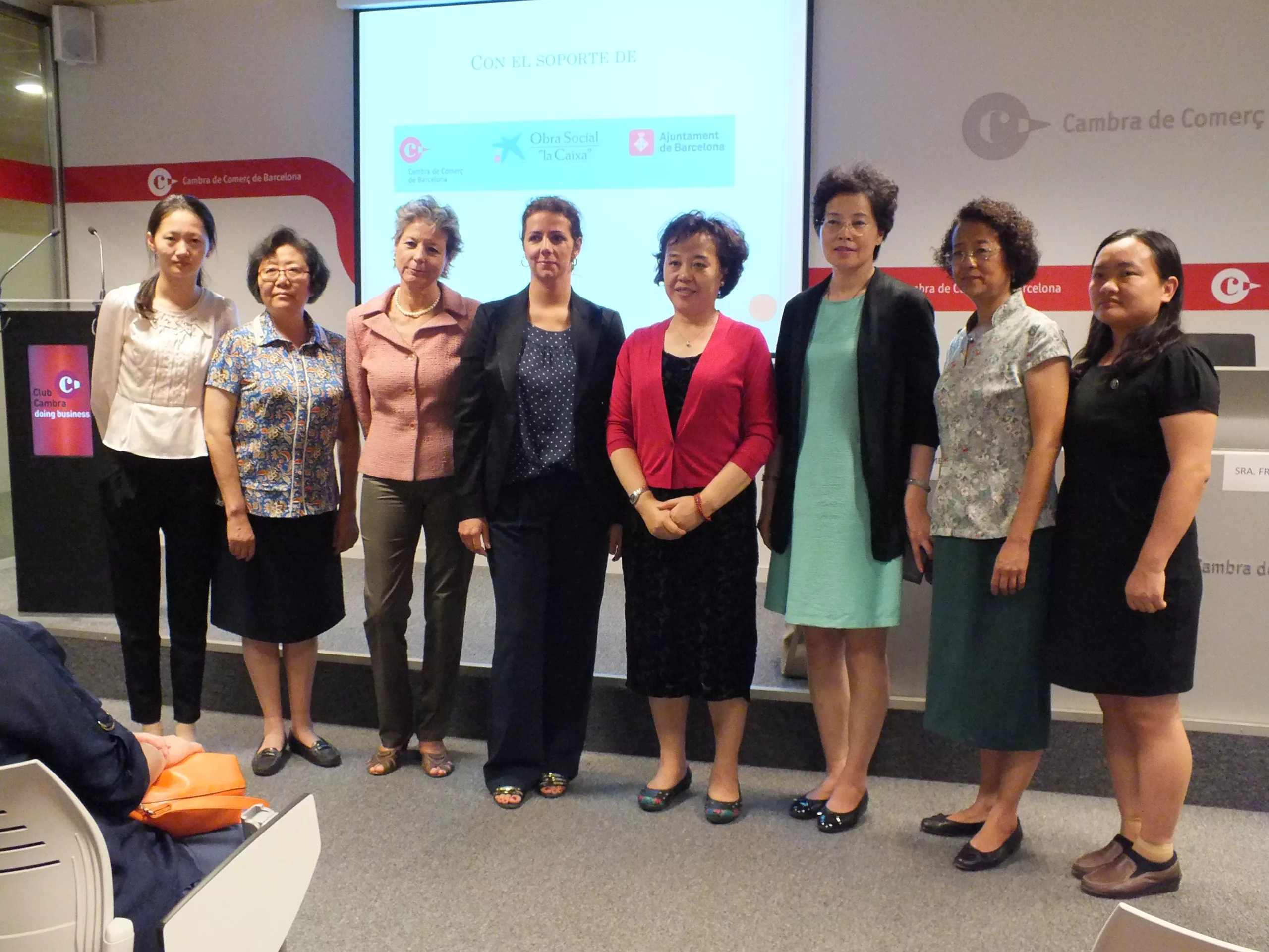 Visita de la delegació de la Federació de Dones de la Xina