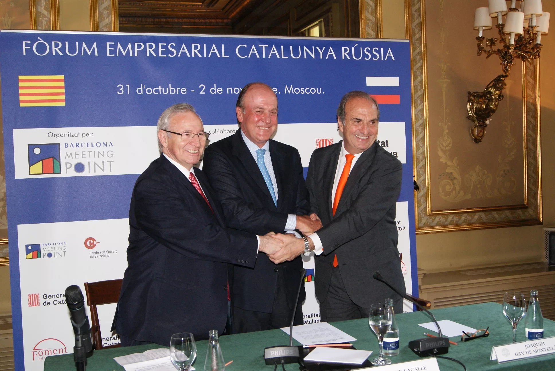 BMP, la Cambra de Comerç de Barcelona i Foment del Treball Nacional presenten el Fòrum Empresarial Catalunya Rússia