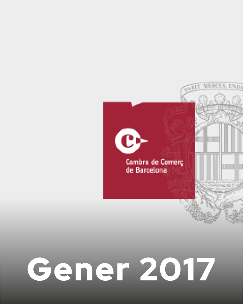 Contribució del sector empresarial català al creixement econòmic – Gener 2017