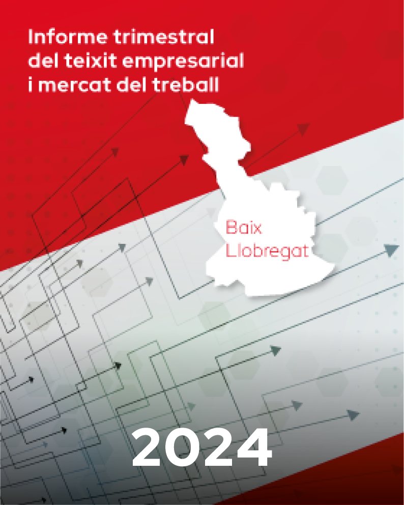 Informe trimestral del teixit empresarial i mercat del treball Baix Llobregat | 2024