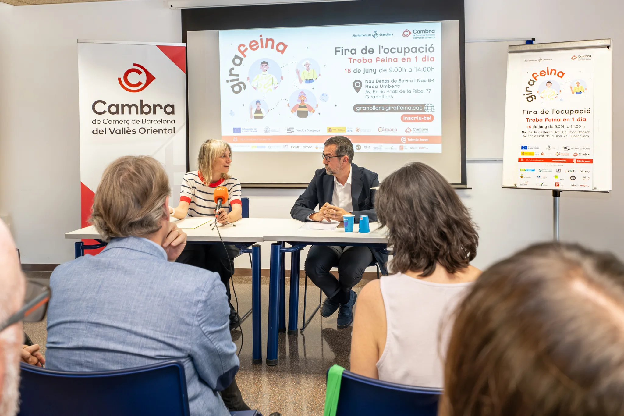 La Cambra de Comerç de Barcelona i l’Ajuntament de Granollers impulsen la segona edició de la fira d’ocupació GiraFeina