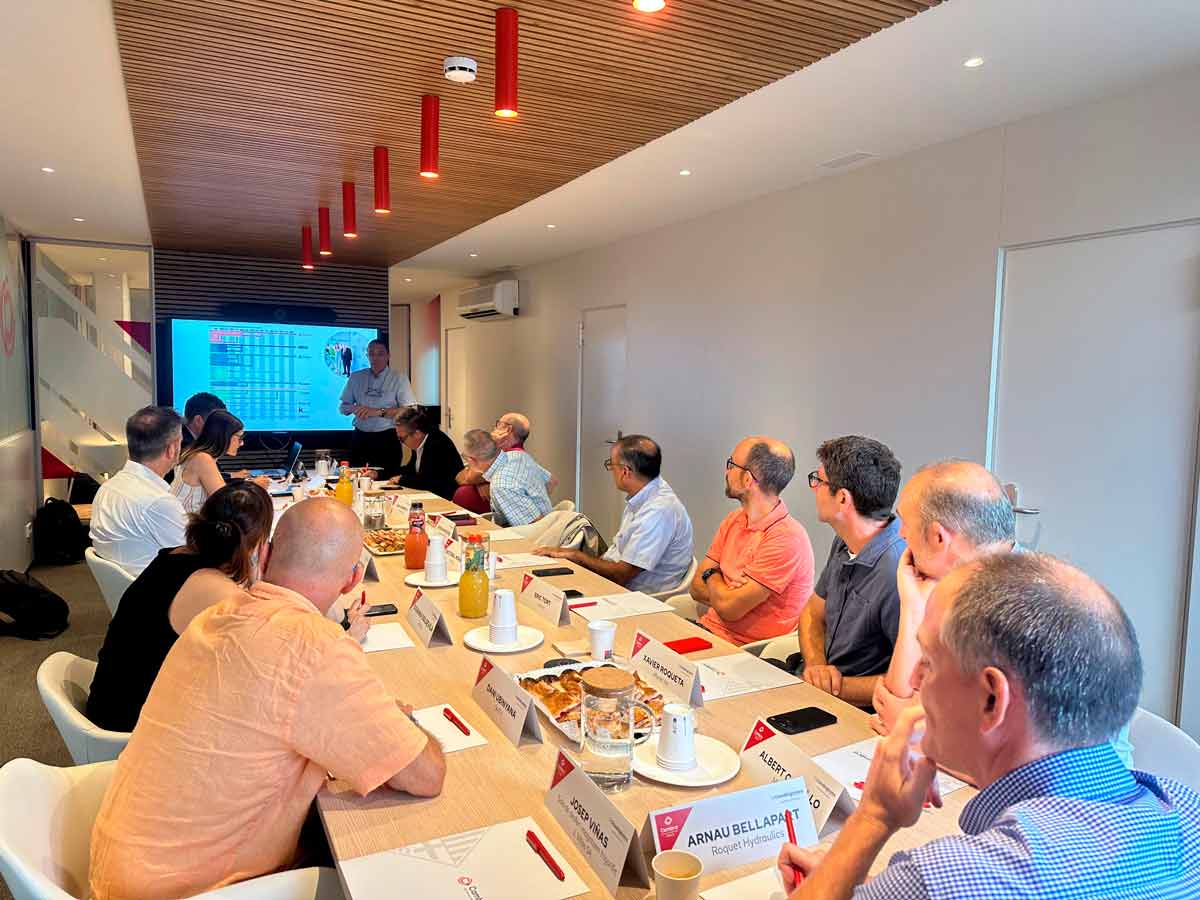 Imatge del Cicle d'esmorzars empresarials celebrat a Vic