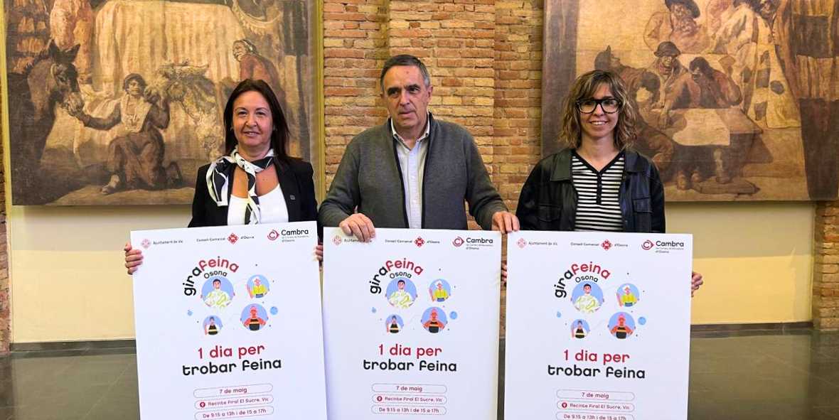 Vic acollirà la 4a edició de la fira de l’ocupació GiraFeina Osona el proper 7 de maig