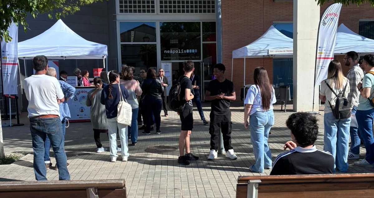 Més de 700 persones participen en la quarta edició de la fira de l’ocupació GiraFeina a Vilanova i la Geltrú